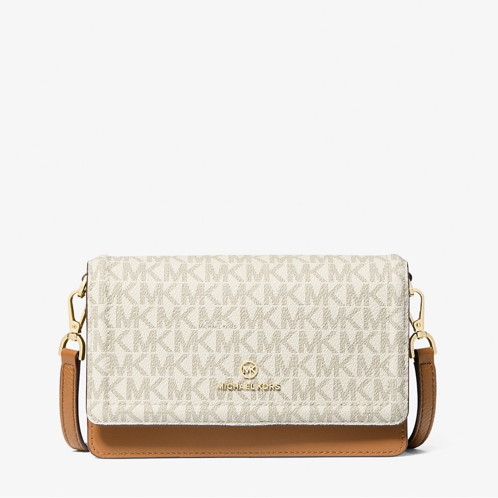 Michael Kors Jet Set Small Logo Smartphone Convertible Crossbody Bag